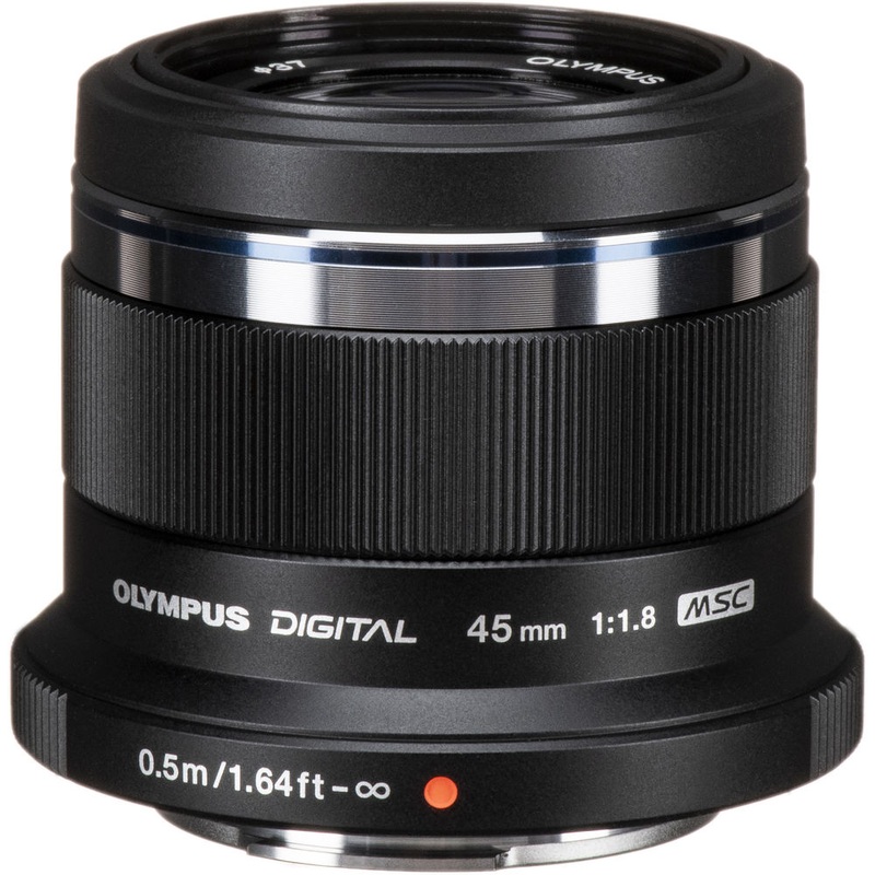 Olympus M.Zuiko Digital 45mm f/1.8 Lens | Black
