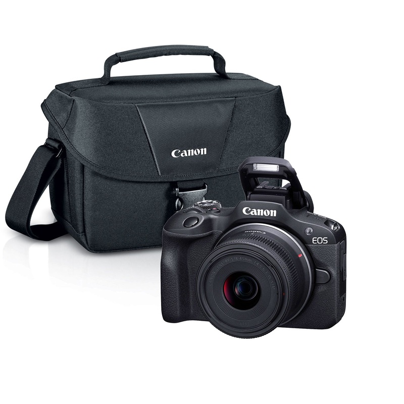 Canon EOS R100 Mirrorless Camera with 18-45mm Lens with 200ES Camera Bag