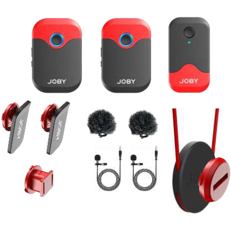 JOBY Wavo AIR 2-Person Digital Wireless Lavalier Microphone System | 2.4 GHz
