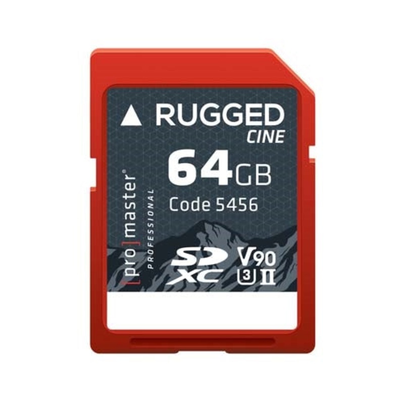Promaster SDXC 64GB Rugged CINE UHS-II