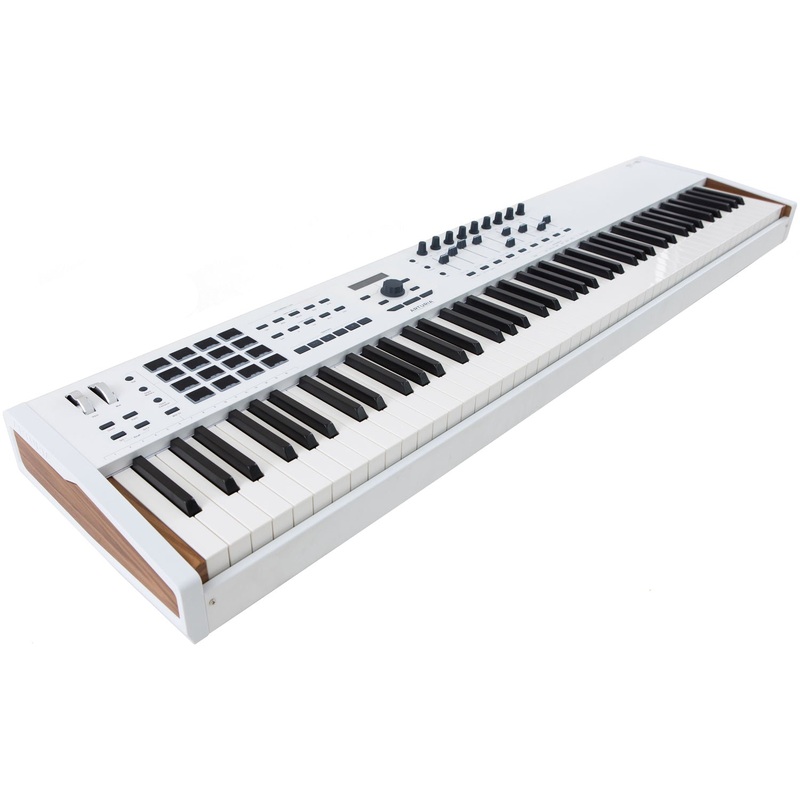 Arturia KeyLab 88 MkII Hammer-Action MIDI Controller and Software | White