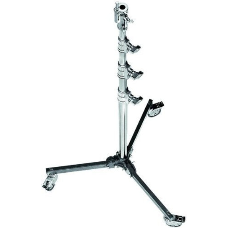 Avenger Roller Stand 34 with Folding Base | Chrome-Plated/Black, 11'