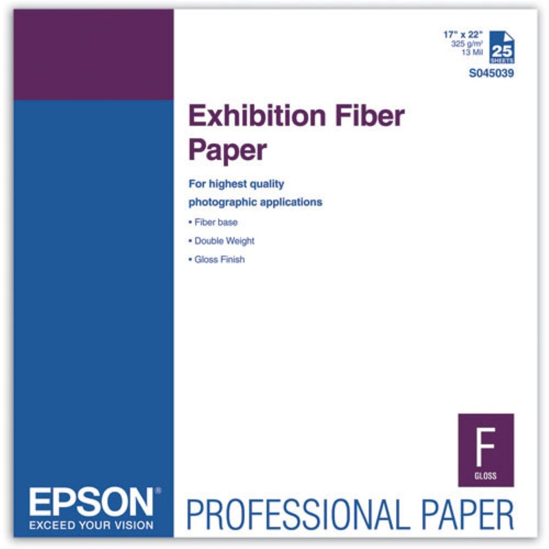 Epson Exhibition Fiber Paper | 17 x 22", 25Sheets