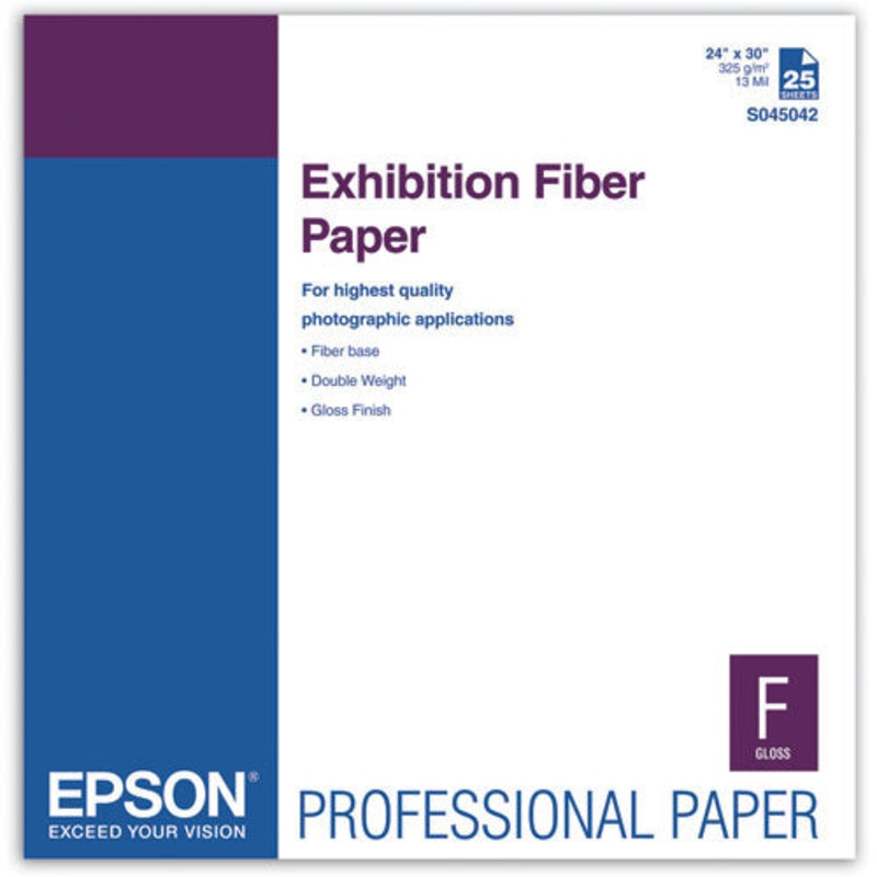 Epson Exhibition Fiber Paper | 24 x 30", 25Sheets