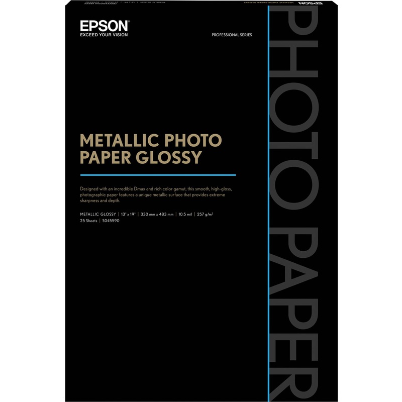 Epson Metallic Photo Paper Glossy | 13" x 19", 25Sheets