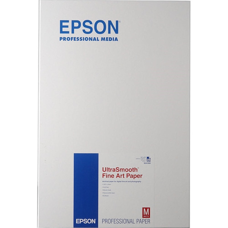 Epson UltraSmooth Fine Art Paper | 13" x 19", 25Sheets