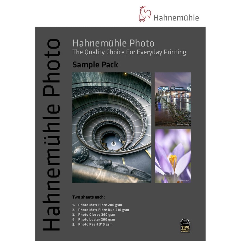 Hahnemhle Photo Paper Sample Pack | 8.5 x 11", 10 Sheets