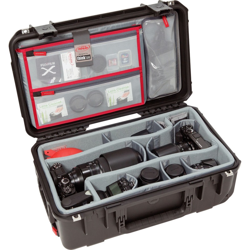 SKB iSeries 2011-7 Case with Think Tank Photo Dividers & Lid Organizer | Black