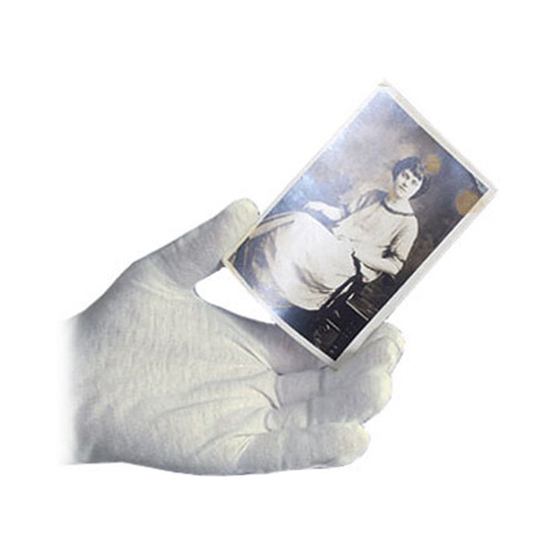Archival Methods 61-001 White Cotton Gloves | Small - 12 Pairs