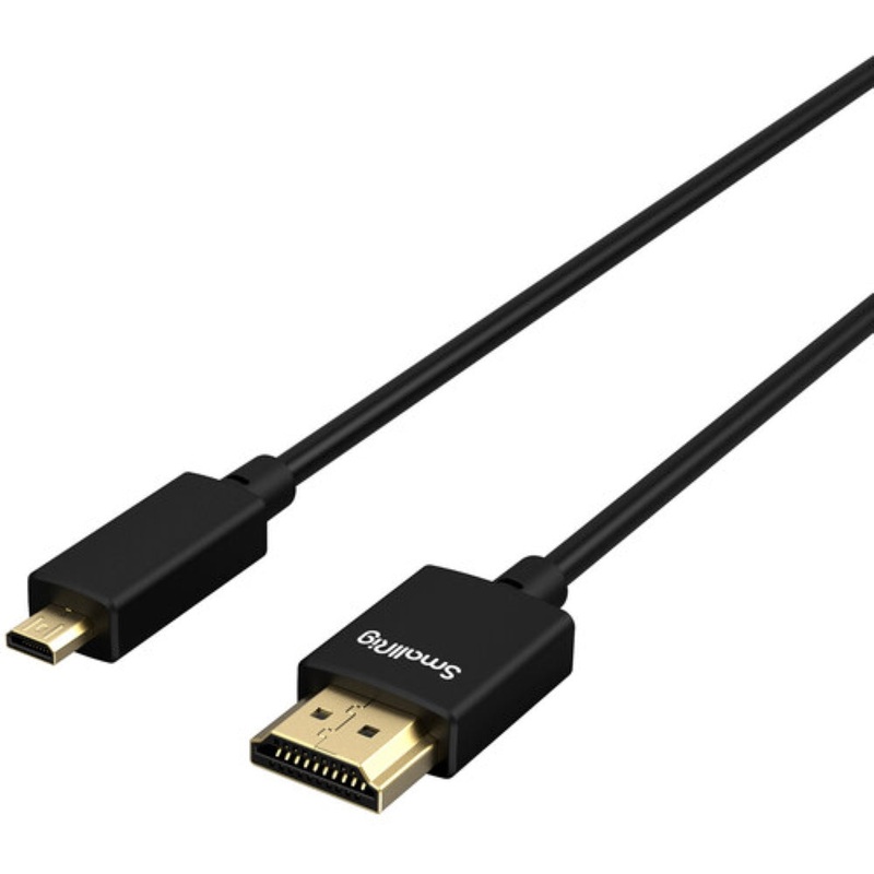 SmallRig Ultra-Slim Micro-HDMI to HDMI Cable | 22"