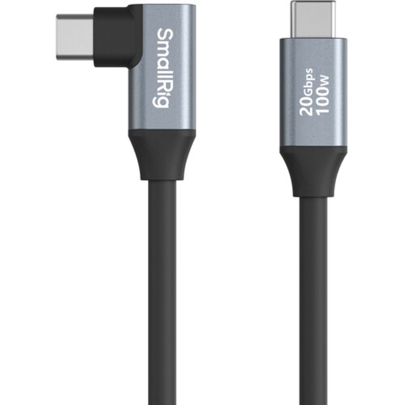 SmallRig USB-C Straight-to-Right Angled Cable | 23.6"