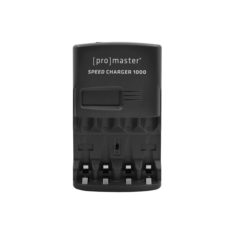 Promaster Speed Charger 1000 AA NiMH kit with 4 batteries