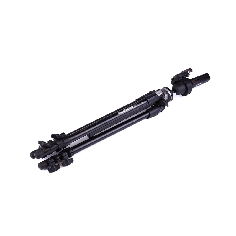Manfrotto 190XDB Professional Tripod + #322RC2 Grip Ball Head