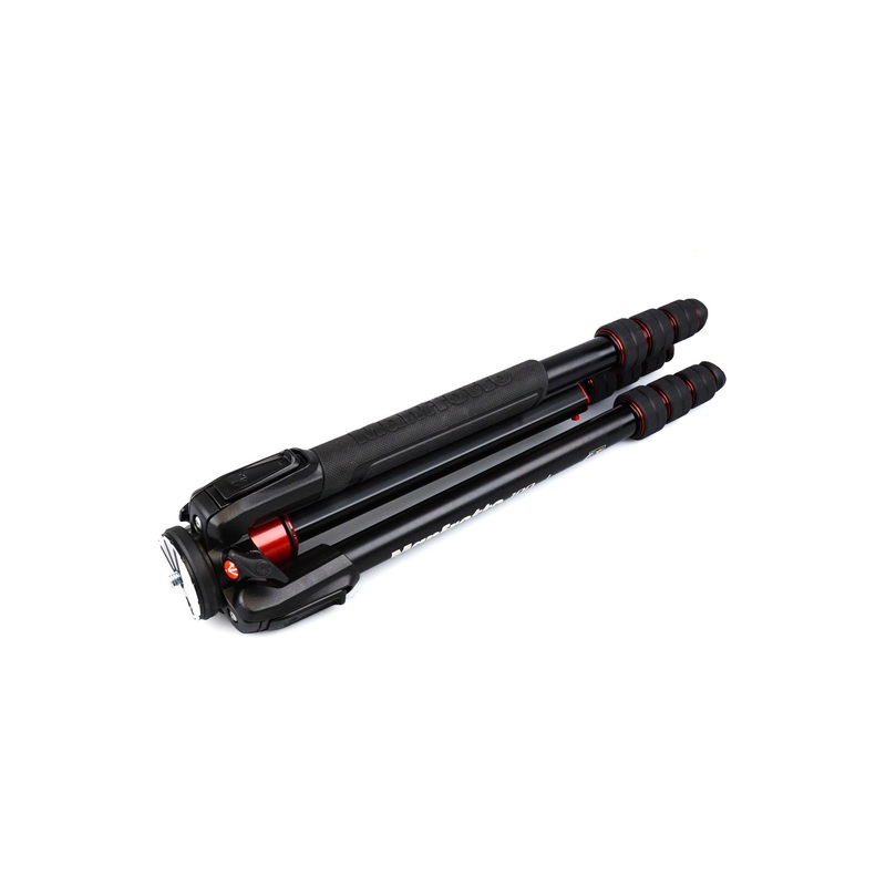 Manfrotto MK190GOA4 + 190GO! Aluminum 4-Section Tripod MS