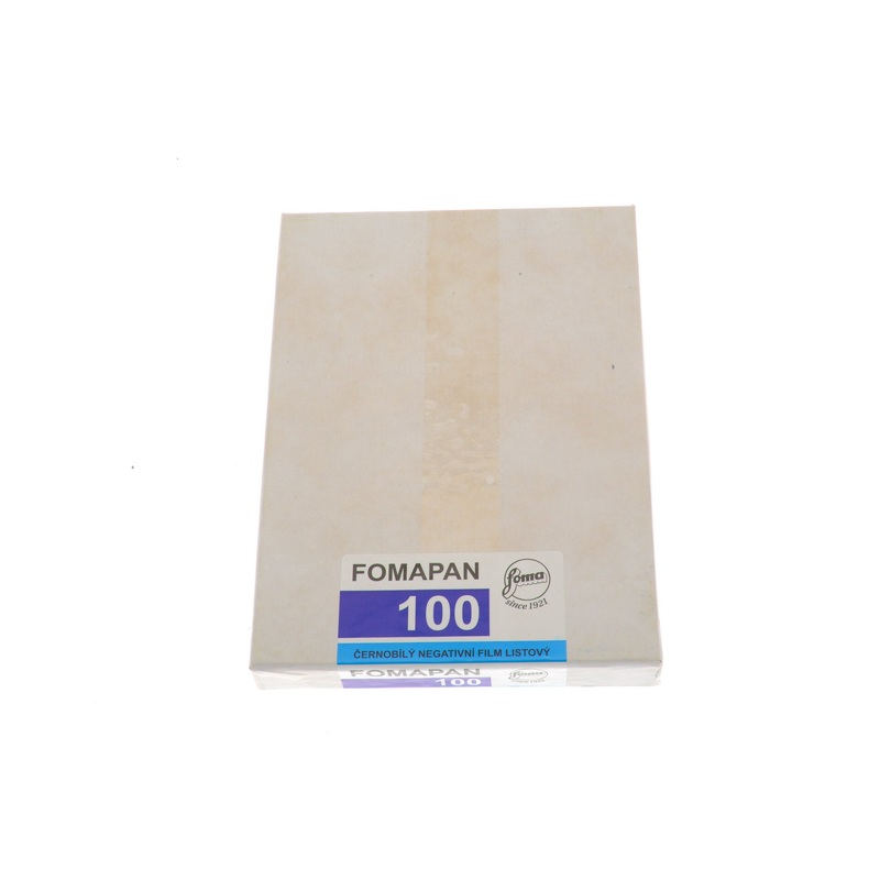 Foma Fomapan 100 4x5" Sheet Film, 50 sheets