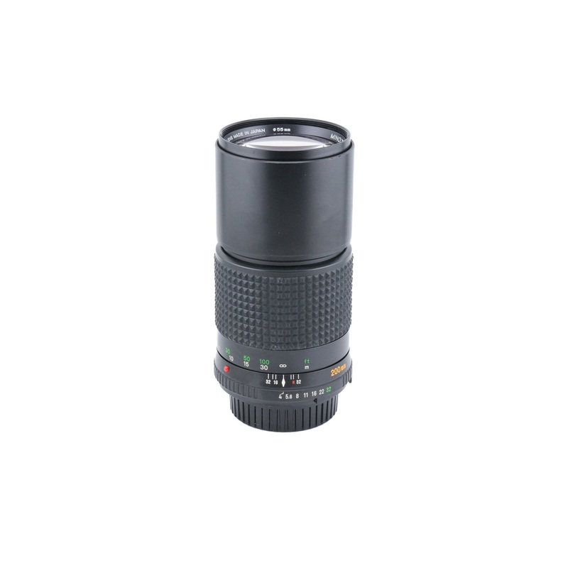 Minolta 200mm f4 MD Tele Rokkor