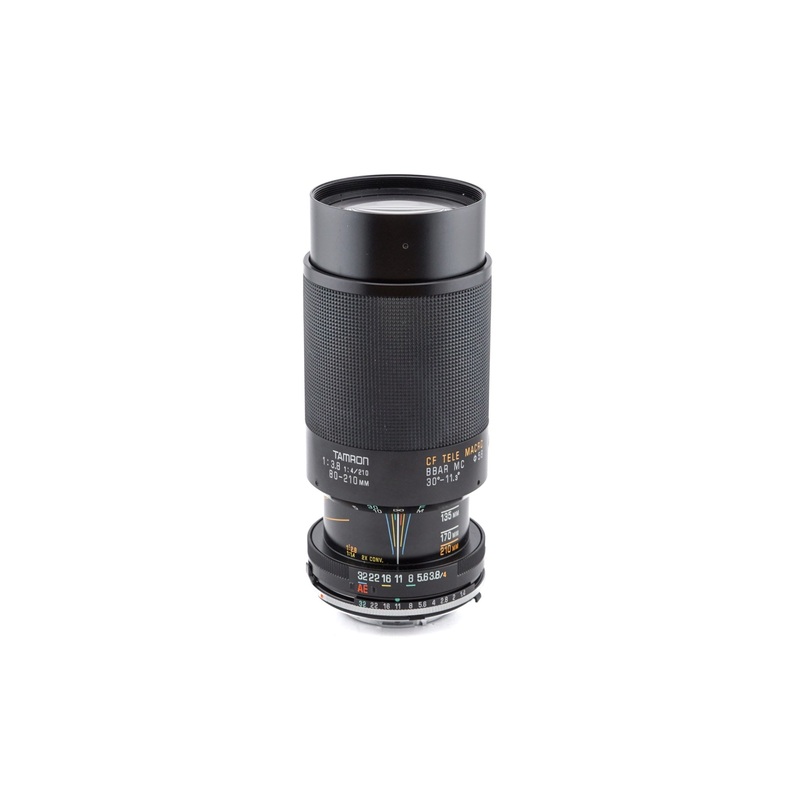 Tamron 80-210mm f3.8-4 CF Tele Macro BBAR MC (103A) + Adaptall 2 - Minolta MD Adapter
