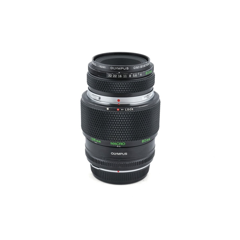 Olympus 80mm f4 Zuiko Auto-1:1 Macro + OM Telescopic Auto Tube 65-116