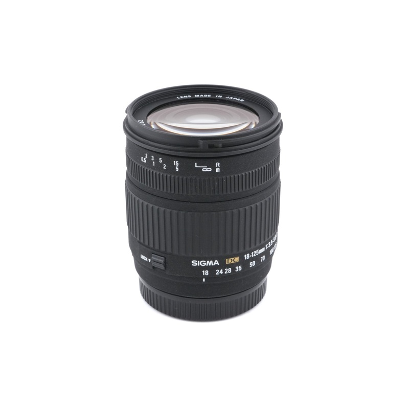 Sigma 18-125mm f3.5-5.6 DC D