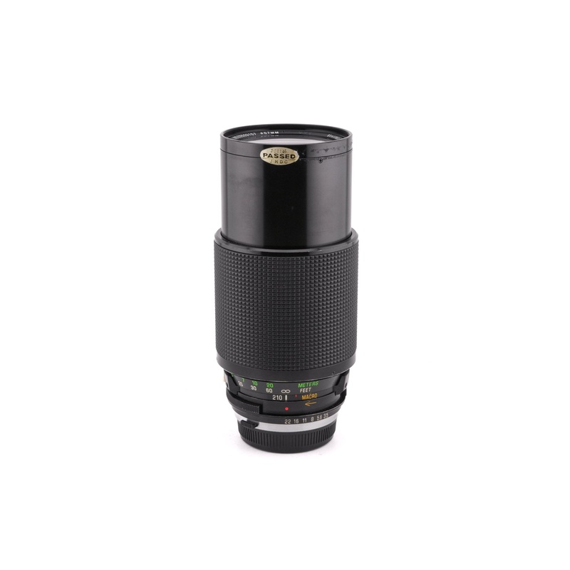 Vivitar 70-210mm f3.5 Series 1 Macro Focusing Auto Zoom