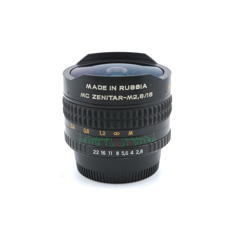 Zenit 16mm f2.8 Zenitar-M MC Fish-Eye
