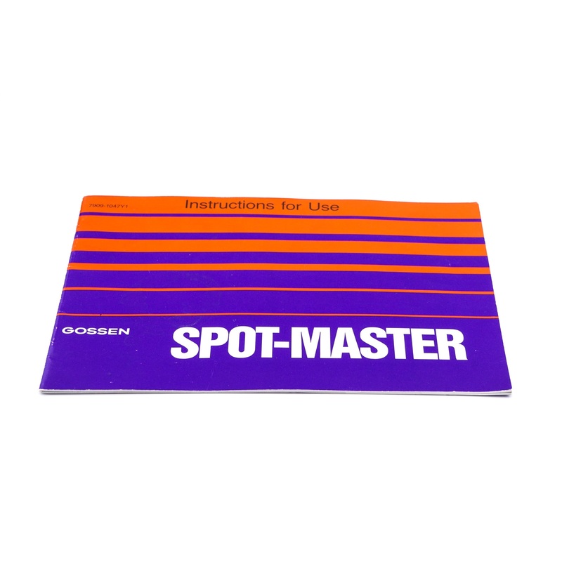 Gossen Spot-Master Instructions