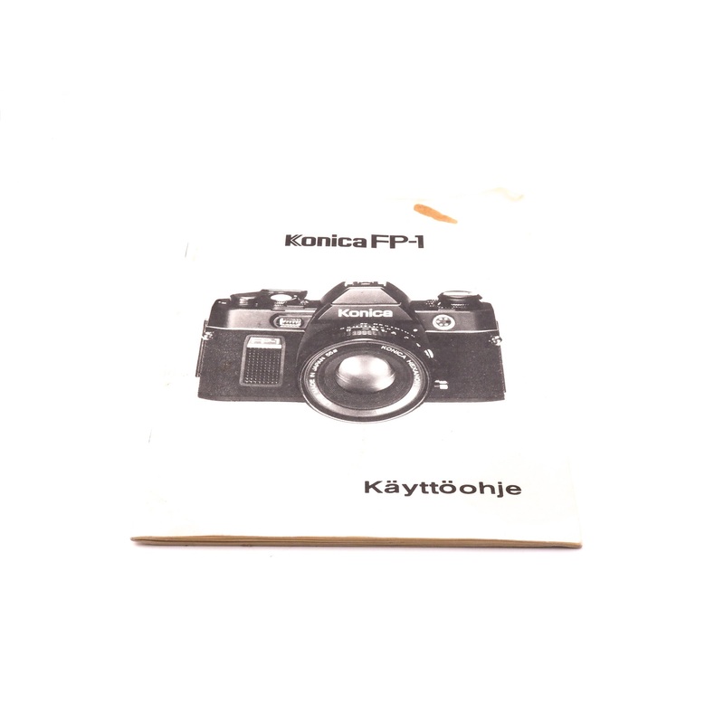 Konica FP-1 Program Instructions