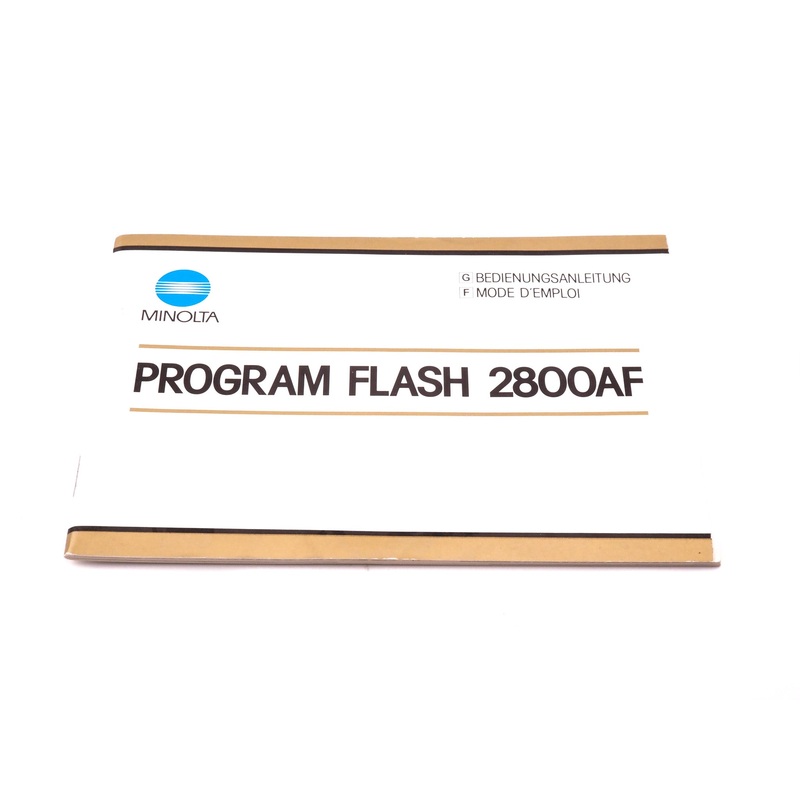Minolta Program 2800 AF Instructions