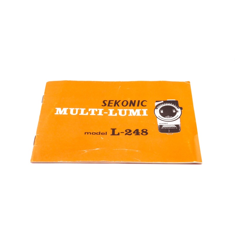 Sekonic L248 Multi-Lumi Instructions