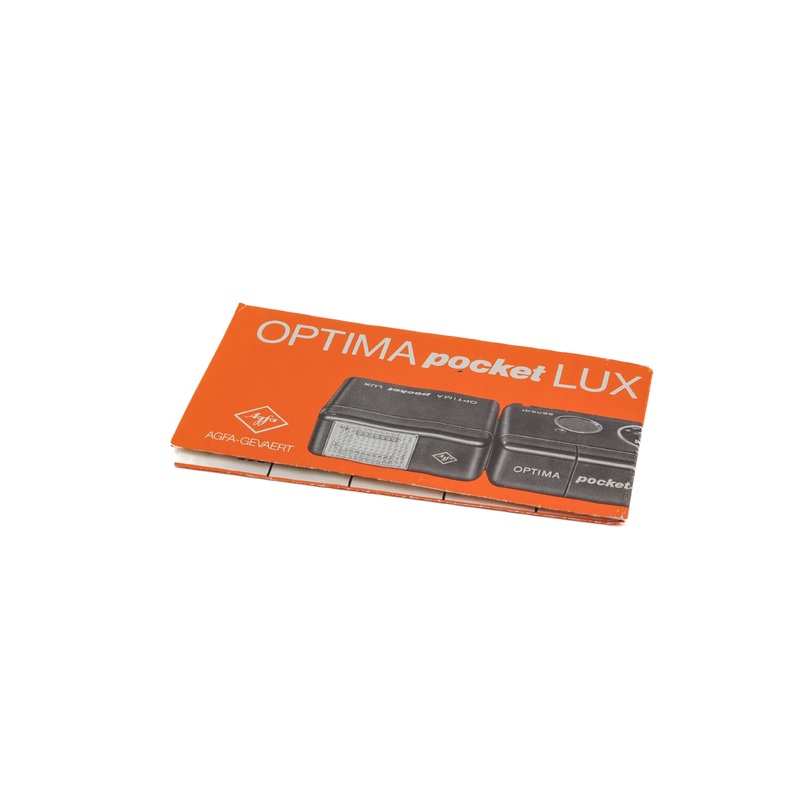 Agfa Optima Pocket Lux Instructions