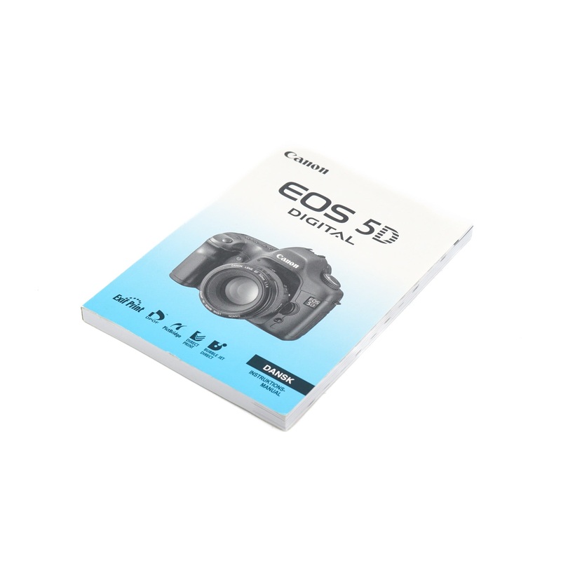Canon 5D Instructions