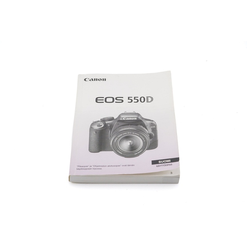 Canon EOS 550D Instructions