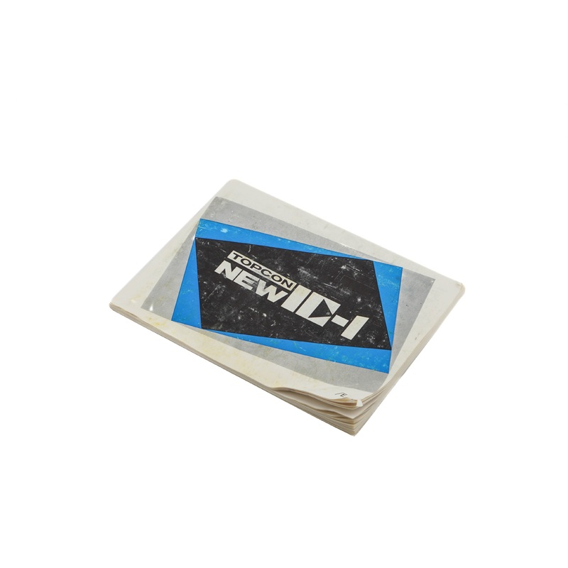 Topcon New IC-1 Instructions