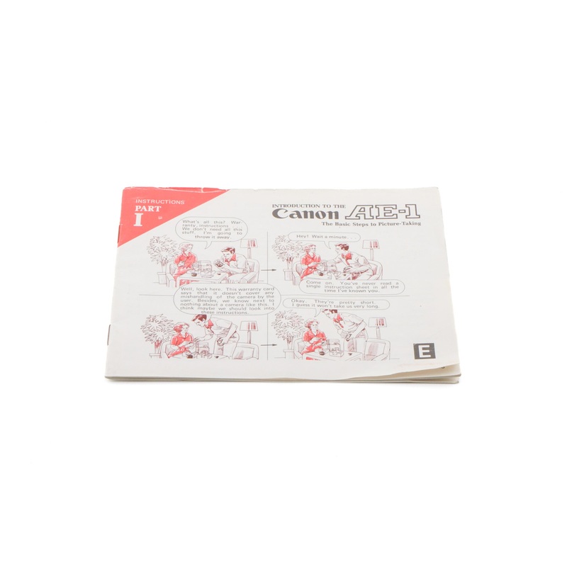 Canon AE-1 Introduction Manual (Part 1)