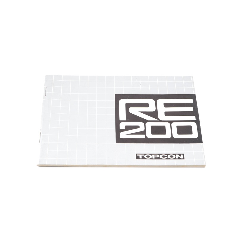 Topcon RE200 Instructions