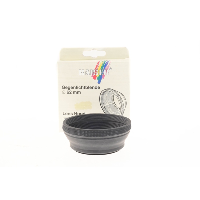 Kaiser 62mm Rubber Lens Hood