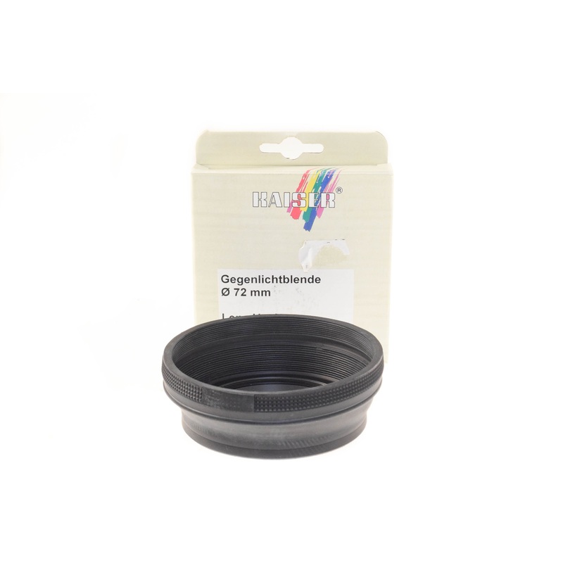 Kaiser 72mm Rubber Lens Hood