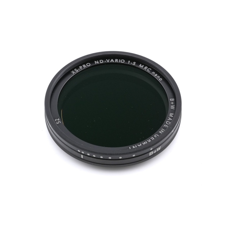 B+W 52mm Variable ND Filter ND-Vario 1-5 XS-Pro MRC Nano