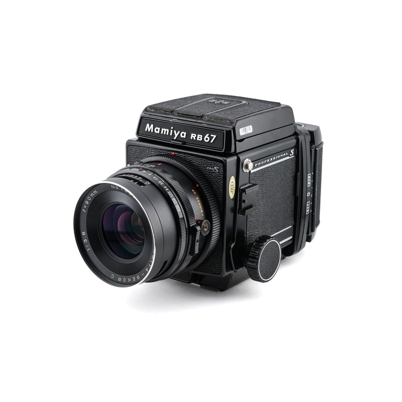 Mamiya RB67 Pro-S + Waist Level Finder + 90mm f3.8 Sekor C + 120 Pro-S 6x7 Film Back
