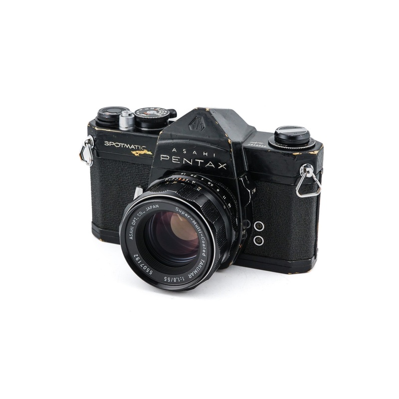 Pentax Spotmatic SP + 55mm f1.8 Super-Multi-Coated Takumar