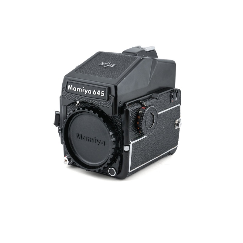Mamiya M645 1000S + AE Prism Finder