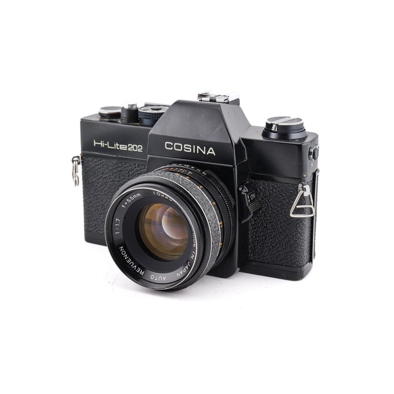 Cosina Hi-Lite 202 + 55mm f1.7 Auto Revuenon