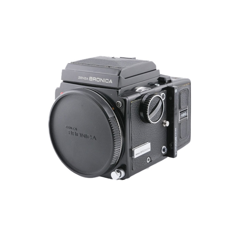Zenza Bronica ETR + 120 Film Back + Waist Level Finder