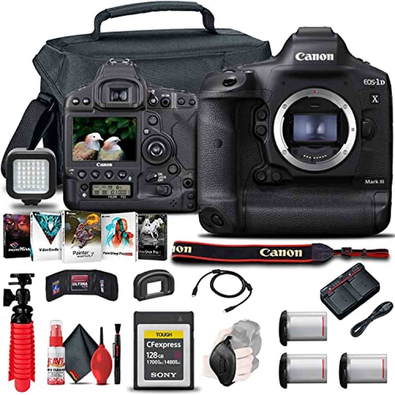 Canon EOS-1D X Mark III DSLR Camera (Body Only) (3829C002) + 128GB  Card - Reconditioned